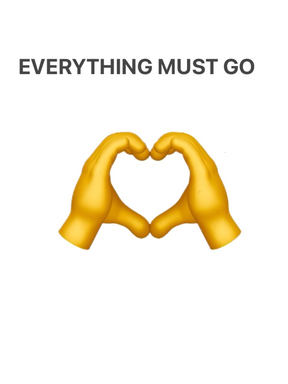 Louis Vuitton Gold Tone Heart Hands Print Tote